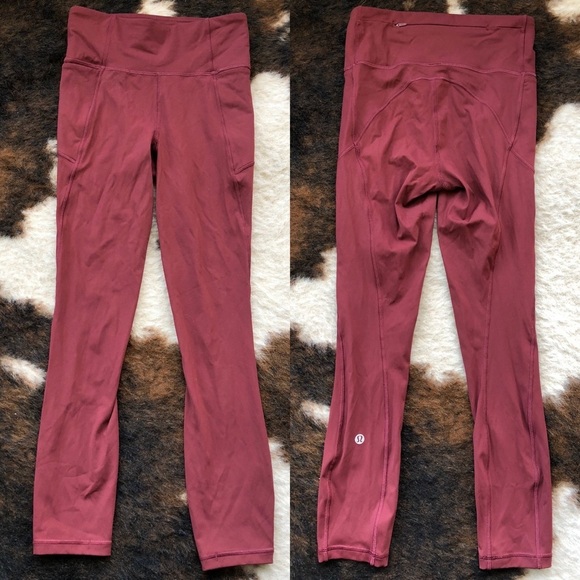 Lululemon Final Lap Crop 23” Savannah Nulux 2 - Picture 4 of 9